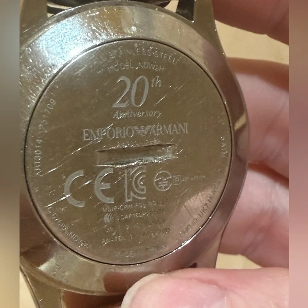 Emporio Armani 44mm Connected Hybrid Smartwatch - 20th Anniversary Edition